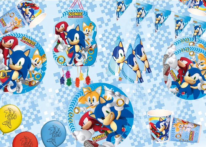 Artículos de Fiestas Temáticas de Sonic en Happy Party